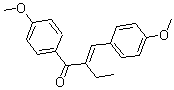 CAS#: 90-92-6, 1-(4-Methoxyphenyl)-2-[(4-Methoxyphenyl)Methylene]-1-Butanone