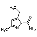 CAS#: 90008-47-2, 5-Ethyl-3-methyl-1H-pyrazole-1-carboxamide