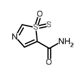 CAS#: 90010-01-8, 1,3-Thiazole-5-carboxamide 1-oxide 1-sulfide