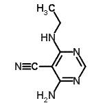CAS 登录号：900479-91-6， 4-氨基-6-(乙基氨基)-5-嘧啶甲腈