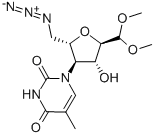 CAS#: 900513-65-7, 2,5-Anhydro-6-Azido-4,6-Dideoxy-4-(3,4-Dihydro-5-Methyl-2,4-Dioxo-1(2H)-Pyrimidinyl)-1-(Dimethyl Acetal)-L-Mannose