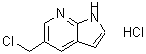 CAS 登录号：900514-05-8， 5-(氯甲基)-1H-吡咯并[2,3-b]吡啶盐酸盐(1:1)