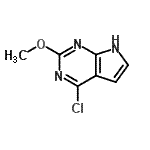CAS#: 90057-08-2, 4-Chloro-2-methoxy-7H-pyrrolo[2,3-d]pyrimidine