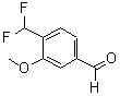 CAS#: 900641-83-0, 4-(Difluoromethyl)-3-methoxybenzaldehyde