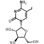 CAS#: 9007-81-2, 4-Amino-1-(beta-D-arabinofuranosyl)-5-fluoro-2(1H)-pyrimidinone