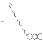 CAS#: 900784-91-0, 2-Tetradecyl-1,2,3,4-tetrahydro-6,7-isoquinolinediol hydrobromide (1:1)