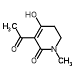 CAS 登录号：90087-45-9， 3-乙酰基-4-羟基-1-甲基-5,6-二氢-2(1H)-吡啶酮