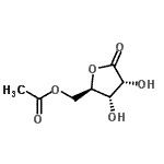 CAS#: 90108-55-7, [(2R,3S,4R)-3,4-Dihydroxy-5-oxotetrahydro-2-furanyl]methyl acetate