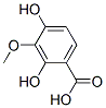CAS 登录号：90111-50-5， 2,4-二羟基间茴香酸