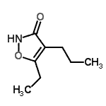 CAS 登录号：90124-64-4， 5-乙基-4-丙基-1,2-恶唑-3(2H)-酮