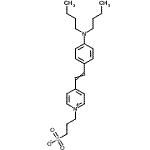CAS#: 90133-78-1, 3-(4-{2-[4-(Dibutylamino)phenyl]vinyl}-1-pyridiniumyl)-1-propanesulfonate