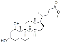 CAS#: 90134-61-5, Methyl 1,3-dihydroxycholan-24-oate