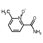 CAS 登录号：90151-11-4， 6-甲基-2-吡啶甲酰胺1-氧化物