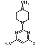 CAS 登录号：901586-52-5， 4-氯-6-甲基-2-(4-甲基-1-哌嗪基)嘧啶