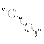 CAS#: 901889-84-7, 4-[(p-tolylamino)methyl]benzoic acid