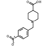 CAS#: 901924-23-0, 1-(4-Nitrobenzyl)-4-piperidinecarboxylic acid
