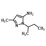 CAS 登录号：90206-23-8， 1-仲-丁基-3-甲基-1H-吡唑-5-胺