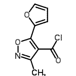 CAS#: 90225-06-2, 5-(2-Furyl)-3-methyl-1,2-oxazole-4-carbonyl chloride
