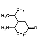 CAS 登录号：90227-44-4， 4-氨基-3-异丙基戊酸