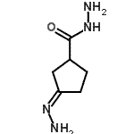 CAS 登录号：902273-37-4， (3E)-3-亚肼基环戊烷甲酰肼