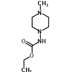 CAS 登录号：90228-12-9， 乙基(4-甲基-1-哌嗪基)氨基甲酸酯