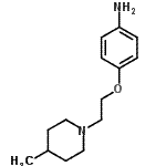CAS#: 902454-26-6, 4-[2-(4-Methyl-1-piperidinyl)ethoxy]aniline