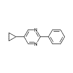 CAS#: 90253-39-7, 5-Cyclopropyl-2-phenylpyrimidine