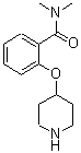 CAS#: 902837-08-5, N,N-Dimethyl-2-(4-piperidinyloxy)benzamide