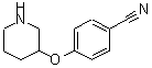 CAS#: 902837-34-7, 4-(3-Piperidinyloxy)benzonitrile
