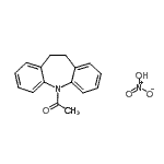CAS#: 90284-53-0, 1-(10,11-Dihydro-5H-dibenzo[b,f]azepin-5-yl)ethanone nitrate (1:1)