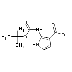 CAS#: 903094-16-6, 2-({[(2-Methyl-2-propanyl)oxy]carbonyl}amino)-1H-pyrrole-3-carboxylic acid