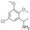 CAS 登录号：903581-03-3， 1-(5-氯-2,3-二甲氧基苯基)乙胺
