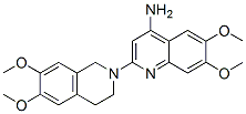CAS#: 90402-40-7, 2-(6,7-Dimethoxy-3,4-dihydro-1H-isoquinolin-2-yl)-6,7-dimethoxy-quinolin-4-amine