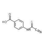 CAS#: 90418-66-9, 4-[(Cyanocarbonothioyl)amino]benzoic acid