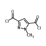 CAS#: 90421-57-1, 1-Methyl-1H-pyrazole-3,5-dicarbonyl dichloride