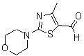 CAS#: 90437-72-2, 4-Methyl-2-(4-Morpholinyl)-5-Thiazolecarboxaldehyde