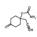 CAS#: 90473-70-4, 4-Oxo-1-(2-propyn-1-yl)cyclohexyl carbamate