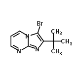 CAS 登录号：904813-42-9， 3-溴-2-(2-甲基-2-丙基)咪唑并[1,2-a]嘧啶