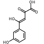 CAS 登录号:904814-38-6, (3Z)-4-羟基-4-(3-羟基苯基)-2-氧代-3-丁烯酸