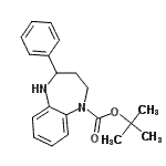 CAS#: 904815-39-0, 2-Methyl-2-propanyl 4-phenyl-2,3,4,5-tetrahydro-1H-1,5-benzodiazepine-1-carboxylate