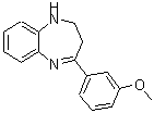 CAS#: 904815-64-1, 4-(3-Methoxyphenyl)-2,3-dihydro-1H-1,5-benzodiazepine
