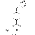 CAS#: 904816-91-7, 2-Methyl-2-propanyl 4-(1H-1,2,4-triazol-1-ylmethyl)-1-piperazinecarboxylate