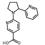 CAS#: 904817-33-0, 6-[2-(2-Pyridinyl)-1-pyrrolidinyl]nicotinic acid