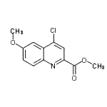 CAS#: 905807-62-7, Methyl 4-chloro-6-methoxy-2-quinolinecarboxylate