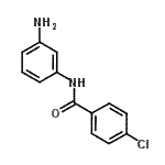 CAS 登录号：905811-04-3， N-(3-氨基苯基)-4-氯苯甲酰胺