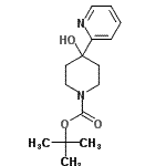 CAS#: 90606-75-0, 2-Methyl-2-propanyl 4-hydroxy-4-(2-pyridinyl)-1-piperidinecarboxylate