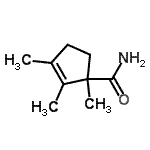 CAS#: 90608-04-1, 1,2,3-Trimethyl-2-cyclopentene-1-carboxamide