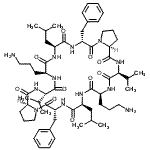 CAS#: 9062-61-7, Cyclo(L-leucyl-D-phenylalanyl-L-prolyl-L-valyl-L-ornithyl-L-leucyl-D-phenylalanyl-L-prolyl-L-valyl-L-ornithyl)