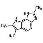 CAS#: 90626-42-9, 2,6,7-Trimethyl-1,8-dihydroimidazo[4,5-g]indole