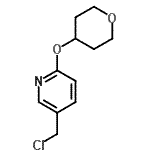 CAS 登录号：906352-80-5， 5-(氯甲基)-2-(四氢-2H-吡喃-4-基氧基)吡啶
